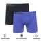 Kit 6 Cuecas Boxer Box Lupo Básica Microfibra Sem Costura Preto / Azul - Marca Lupo