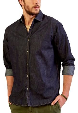 Camisa Masculina Slim Fit  Compre na Forum! - Camisa Masculina