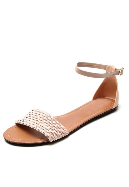 Rasteira FiveBlu Tira Nude - Marca FiveBlu