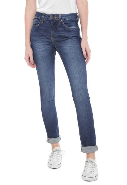Calça Jeans Calvin Klein Jeans Slim Estonada Azul - Marca Calvin Klein Jeans