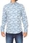 Camisa Colcci Camuflada Azul - Marca Colcci