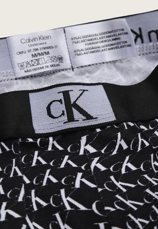 Cueca Calvin Klein Underwear Boxer Logomania Preta - Compre Agora