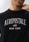 Camiseta Aeropostale Reta Logo Preta - Marca Aeropostale