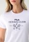 Camiseta Fila Slim Tennis Branca - Marca Fila