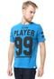 Camiseta FiveBlu Player Azul - Marca FiveBlu