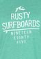 Camiseta Rusty Sb Crash Verde - Marca Rusty