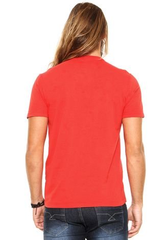 Camiseta Ellus Estampada Vermelha