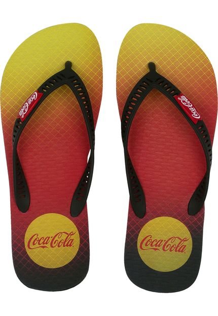 Chinelo Coca Cola Shoes Logo Vermelho - Marca Coca Cola