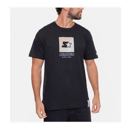 Camiseta Starter Colors Square - Preta Preto - Marca STARTER