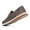 Mocassim Masculino De Couro Dockside Macio Moderno Casual Schiareli 2024 Cinza - Marca Schiareli