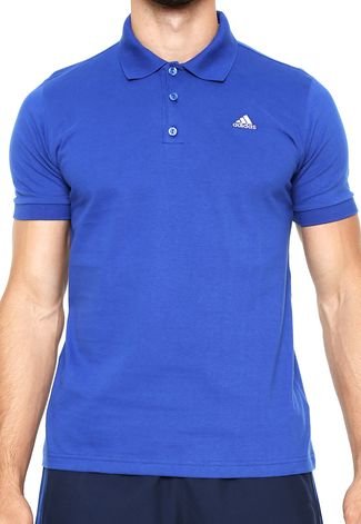 Camisa Polo adidas Performance Ess Azul