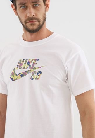 Camiseta Nike SB Nk Sb Tee Paradis Branca