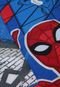 Jogo de Cama 2Pçs Solteiro 1,40 m x 2,20 m Azul Lepper Marvel Spider Man - Marca Lepper