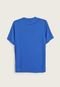 Camiseta Infantil adidas Essentials 3 Stripes Azul - Marca adidas