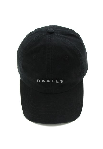Boné Oakley 6 Panel Reflective Hat Preto - Marca Oakley