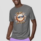 Camiseta Básica Masculina Era Sol Que Me Faltava Trocadilho 100% Algodão Premium - Chumbo - Marca Gugi