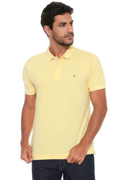 Camisa Polo Aramis Regular Fit Amarela - Marca Aramis