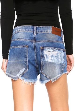 Short Jeans My Favorite Thing(s) Hot Pant Azul