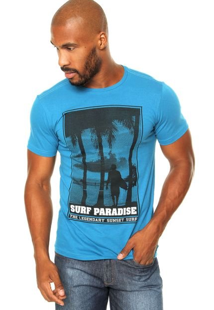 Camiseta Lemon Grove Surf Paradise Azul - Marca Lemon Grove