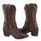 Bota Texana em Couro Western Bico Fino Country Chocolate Kuento Shoes - Marca KUENTO SHOES