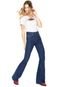 Calça Jeans Calvin Klein Jeans Flare Azul - Marca Calvin Klein Jeans