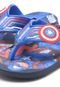 Sandália Grendene Kids Menino Avengers Token Super Flop Azul - Marca Grendene Kids