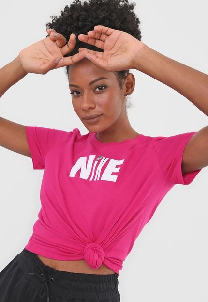 Camiseta Nike Sportswear Ss Icon C Pink - Marca Nike Sportswear
