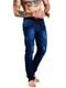 Claça Jeans Masculina Reta Azul Escuro Lançamento - Marca CARLA MELLO