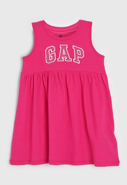 Vestido GAP Liso Rosa - Marca GAP