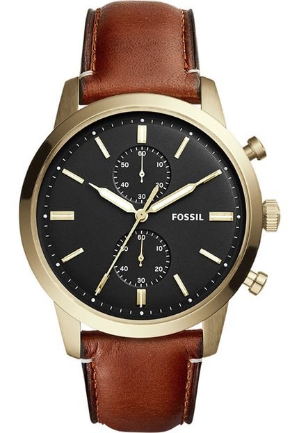 Relógio Fossil FS5338/2PN Dourado - Marca Fossil