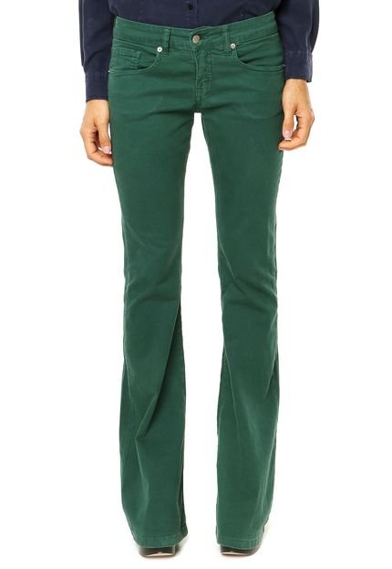 Calça Jeans Mandi Pantalona Verde - Marca Mandi