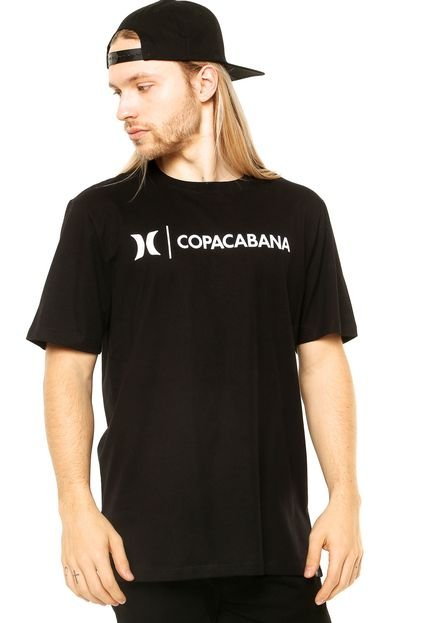 Camiseta Manga Curta Hurley Copacabana Preta - Marca Hurley