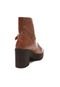 Bota Chunky DAFITI SHOES Fivela Caramelo - Marca DAFITI SHOES