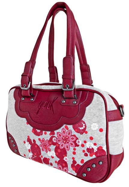 Bolsa You K! Flower Cinza - Marca You K!