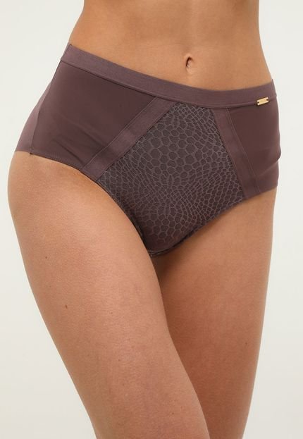 Calcinha Dilady Hot Pant Modern Basic Marrom - Marca Dilady