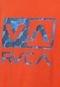 Camiseta RVCA Especial Phaser Box Laranja - Marca RVCA