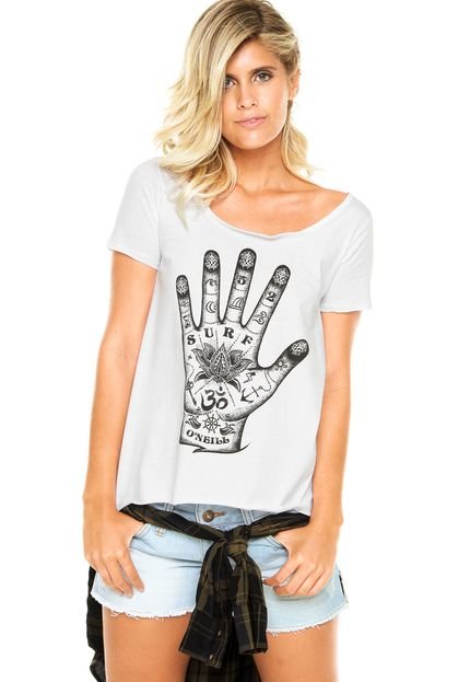 Camiseta O'Neill Hands Of Srilanka Branca - Marca O'Neill