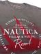 Camiseta Nautica Masculina Maritme Sailing Resort Chumbo - Marca Nautica