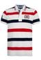 Camisa Polo Tommy Hilfiger Faixas Branca - Marca Tommy Hilfiger