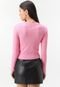 Blusa Only Recorte Rosa - Marca Only