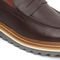 Sapato Oxford Masculino Loafer Tratorado Couro Premium Liso Marrom - Marca Mr Light