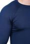 Camiseta Masculina Térmica UV Techmalhas Azul Marinho - Marca TECHMALHAS