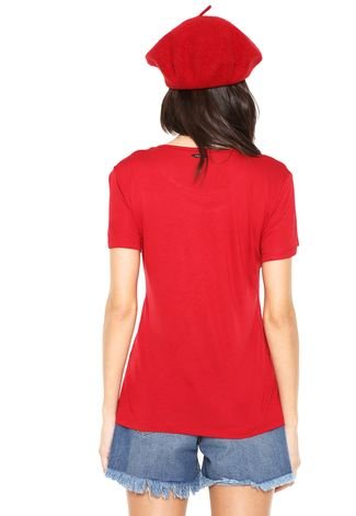 Camiseta Colcci Slim Vermelha