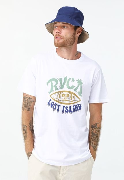 Camiseta RVCA Reta Island Branca - Marca RVCA