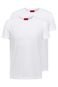 Conjunto 2 Camisetas HUGO Round Branco - Marca HUGO
