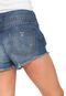 Short Jeans Colcci Curto com Metais Azul - Marca Colcci