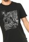 Camiseta adidas Skateboarding Reta Estampada Preta - Marca adidas Skateboarding