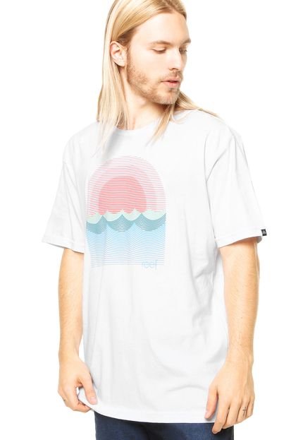 Camiseta Manga Curta Reef Sol Tide Branca - Marca Reef