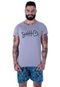 Camiseta Jay Jay Corte a Fio Espinha de Peixe DTG Cinza Claro - Marca Jay Jay