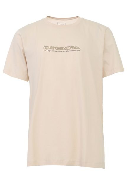 Camiseta Quiksilver Iconic Bege - Marca Quiksilver
